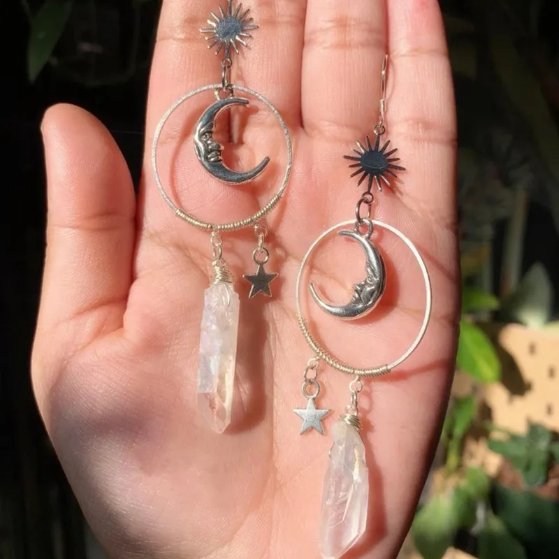 Crystal Pendant Earrings